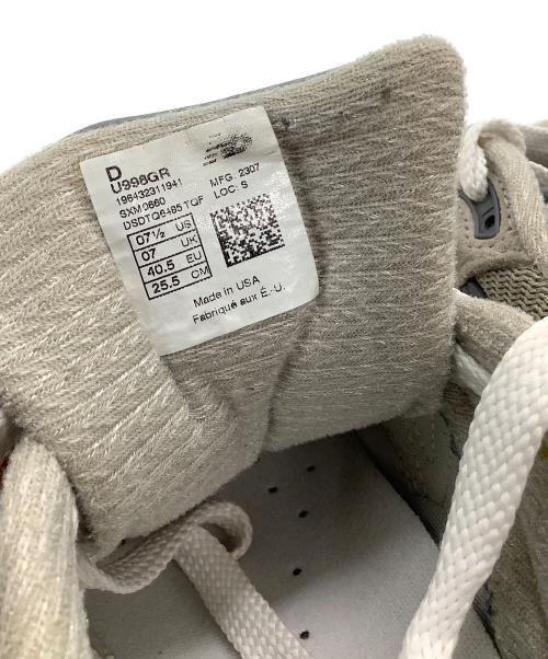 NEW BALANCE（ニューバランス）NEW BALANCE (ニューバランス) ローカットスニーカー グレー サイズ:25.5の古着・服飾アイテム