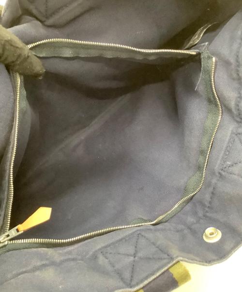 HERMES（エルメス）HERMES (エルメス) トートバッグ フールトゥMM ネイビー×グリーンの古着・服飾アイテム