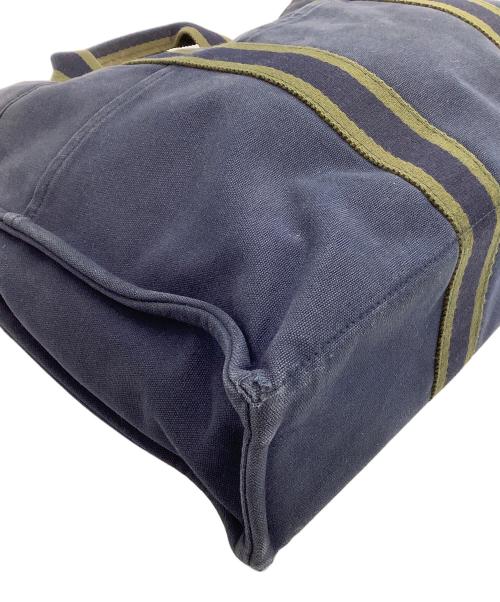 HERMES（エルメス）HERMES (エルメス) トートバッグ フールトゥMM ネイビー×グリーンの古着・服飾アイテム