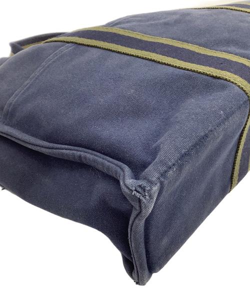 HERMES（エルメス）HERMES (エルメス) トートバッグ フールトゥMM ネイビー×グリーンの古着・服飾アイテム