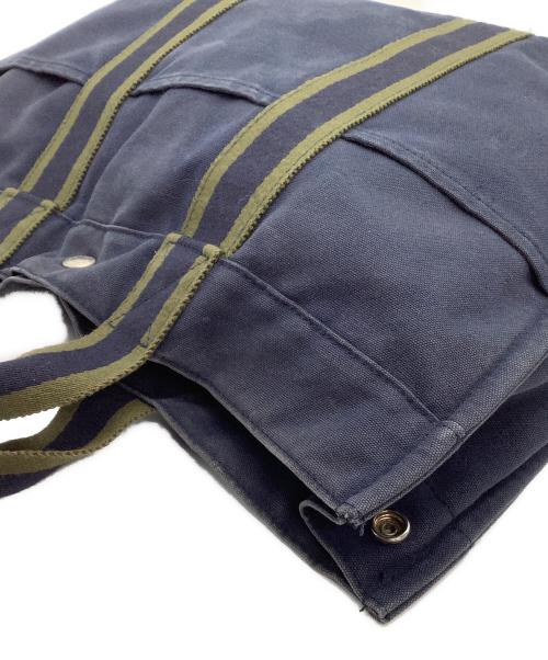 HERMES（エルメス）HERMES (エルメス) トートバッグ フールトゥMM ネイビー×グリーンの古着・服飾アイテム