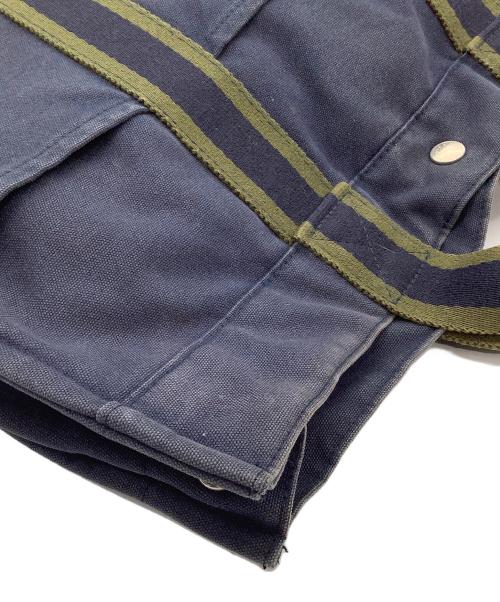 HERMES（エルメス）HERMES (エルメス) トートバッグ フールトゥMM ネイビー×グリーンの古着・服飾アイテム