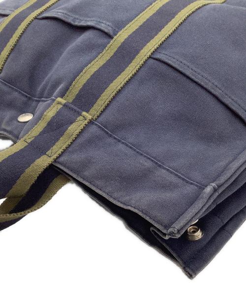 HERMES（エルメス）HERMES (エルメス) トートバッグ フールトゥMM ネイビー×グリーンの古着・服飾アイテム