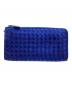BOTTEGA VENETA（ボッテガベネタ）の古着「長財布 イントレチャート」｜ブルー