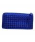 BOTTEGA VENETA (ボッテガベネタ) 長財布 イントレチャート ブルー：12000円