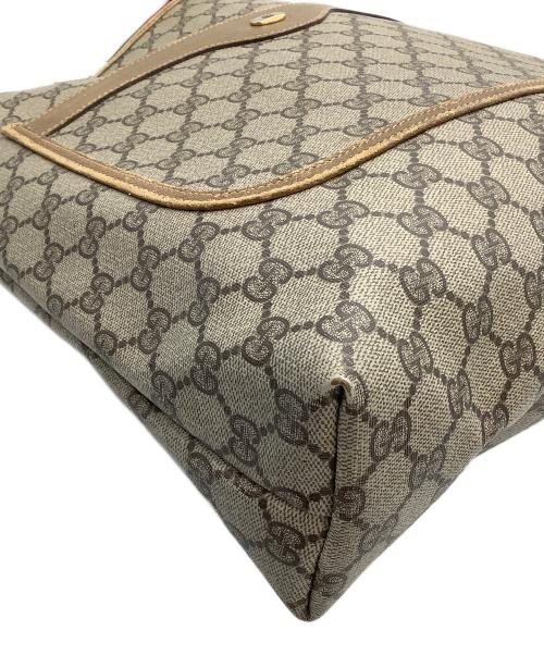 GUCCI（グッチ）GUCCI (グッチ) トートバッグ　シェリーライン　GGスプリーム ベージュの古着・服飾アイテム