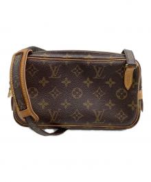 LOUIS VUITTON（ルイ ヴィトン）の古着「ショルダーポーチ　モノグラム　モノグラム　」｜ブラウン
