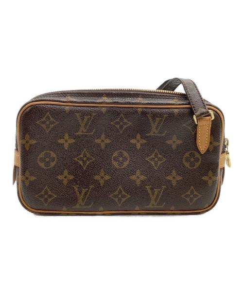 LOUIS VUITTON（ルイ ヴィトン）LOUIS VUITTON (ルイ ヴィトン) ショルダーポーチ　モノグラム　モノグラム　 ブラウンの古着・服飾アイテム