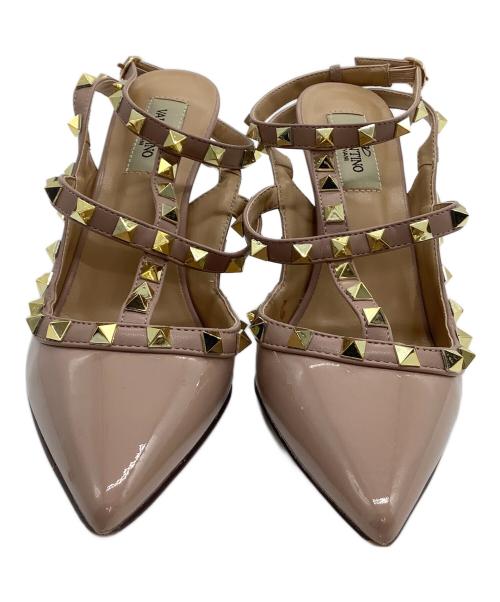 VALENTINO GARAVANI（ヴァレンティノ・ガラヴァーニ）VALENTINO GARAVANI (ヴァレンティノ・ガラヴァーニ) サンダル ベージュ サイズ:37の古着・服飾アイテム