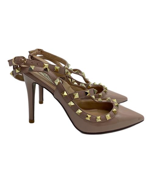 VALENTINO GARAVANI（ヴァレンティノ・ガラヴァーニ）VALENTINO GARAVANI (ヴァレンティノ・ガラヴァーニ) サンダル ベージュ サイズ:37の古着・服飾アイテム