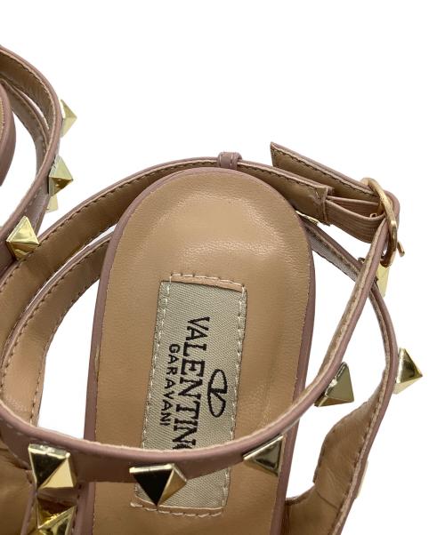 VALENTINO GARAVANI（ヴァレンティノ・ガラヴァーニ）VALENTINO GARAVANI (ヴァレンティノ・ガラヴァーニ) サンダル ベージュ サイズ:37の古着・服飾アイテム