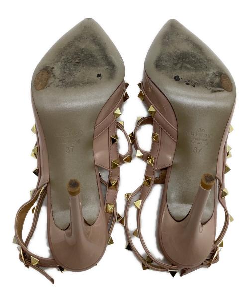 VALENTINO GARAVANI（ヴァレンティノ・ガラヴァーニ）VALENTINO GARAVANI (ヴァレンティノ・ガラヴァーニ) サンダル ベージュ サイズ:37の古着・服飾アイテム