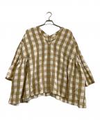 house of lotusハウスオブロータス）の古着「長袖ブラウス」｜ベージュ