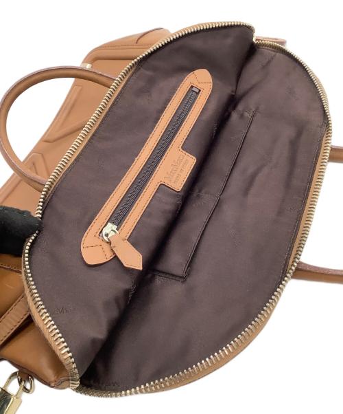 MaxMara（マックスマーラ）MaxMara (マックスマーラ) ショルダーバッグ ブラウンの古着・服飾アイテム