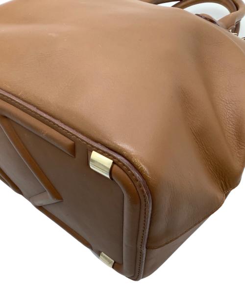 MaxMara（マックスマーラ）MaxMara (マックスマーラ) ショルダーバッグ ブラウンの古着・服飾アイテム