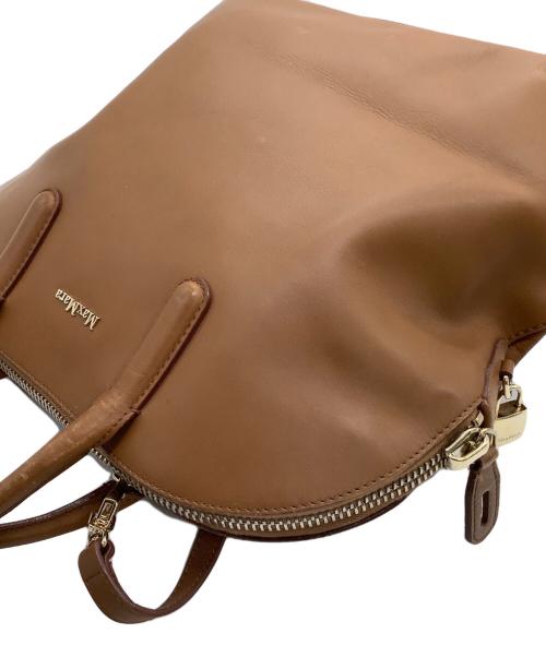 MaxMara（マックスマーラ）MaxMara (マックスマーラ) ショルダーバッグ ブラウンの古着・服飾アイテム