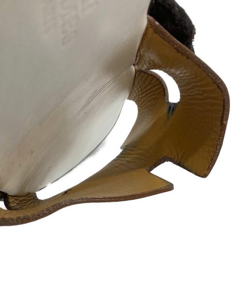 HERMES（エルメス）HERMES (エルメス) サンダル イズミール ブラウン×ホワイト サイズ:41の古着・服飾アイテム