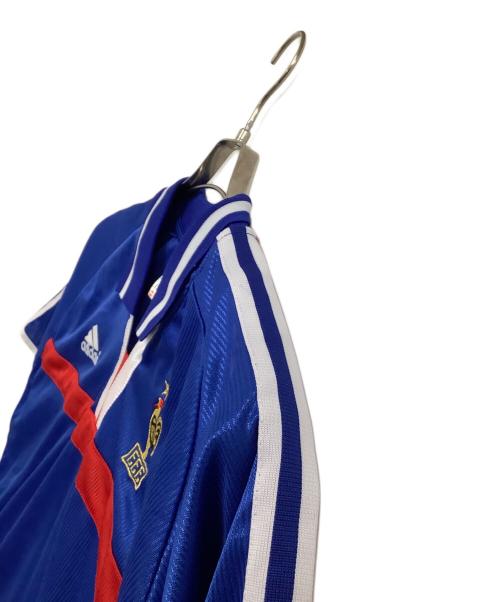adidas（アディダス）adidas (アディダス) 半袖カットソー　フランス代表 ブルー サイズ:XXXX0の古着・服飾アイテム