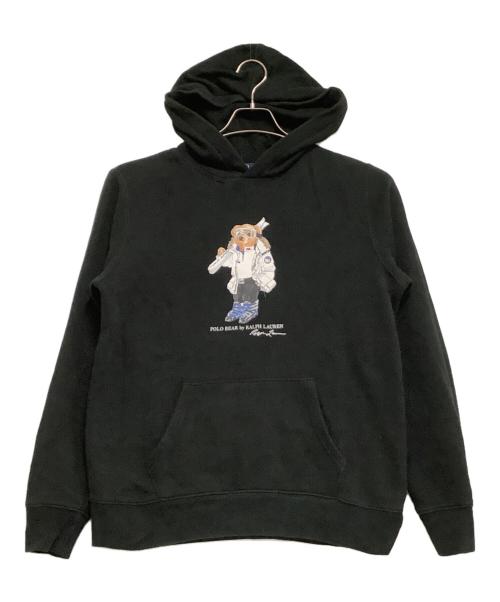 POLO RALPH LAUREN（ポロ・ラルフローレン）POLO RALPH LAUREN (ポロ・ラルフローレン) プルオーバーパーカー　スキー ブラック サイズ:XLの古着・服飾アイテム
