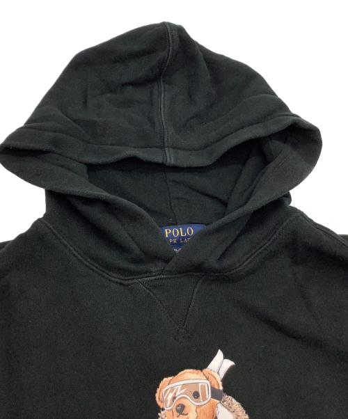 POLO RALPH LAUREN（ポロ・ラルフローレン）POLO RALPH LAUREN (ポロ・ラルフローレン) プルオーバーパーカー　スキー ブラック サイズ:XLの古着・服飾アイテム