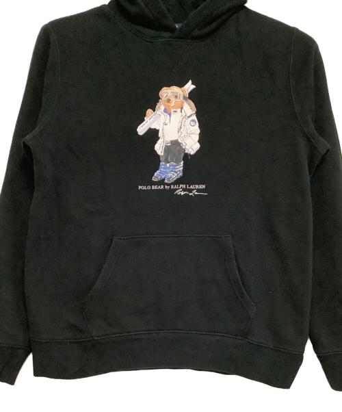 POLO RALPH LAUREN（ポロ・ラルフローレン）POLO RALPH LAUREN (ポロ・ラルフローレン) プルオーバーパーカー　スキー ブラック サイズ:XLの古着・服飾アイテム
