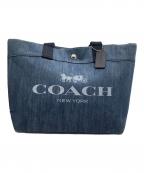 COACHコーチ）の古着「トートバッグ」｜ネイビー