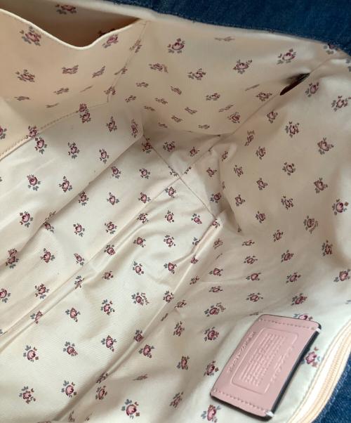 COACH（コーチ）COACH (コーチ) トートバッグ ネイビーの古着・服飾アイテム