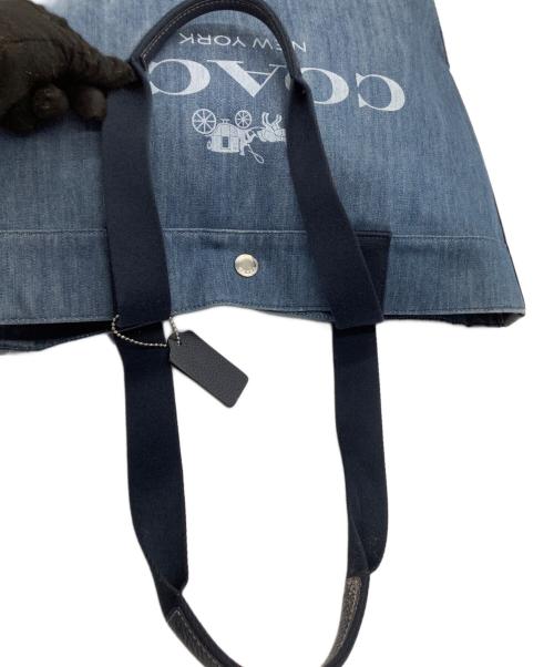 COACH（コーチ）COACH (コーチ) トートバッグ ネイビーの古着・服飾アイテム