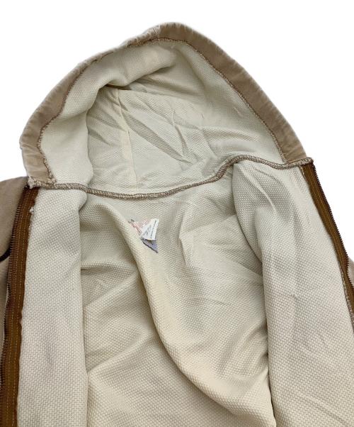 CarHartt（カーハート）CarHartt (カーハート) ジップアップジャケット ライトブラウン サイズ:XLの古着・服飾アイテム