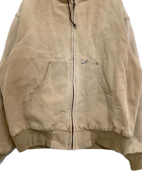 CarHartt（カーハート）CarHartt (カーハート) ジップアップジャケット ライトブラウン サイズ:XLの古着・服飾アイテム