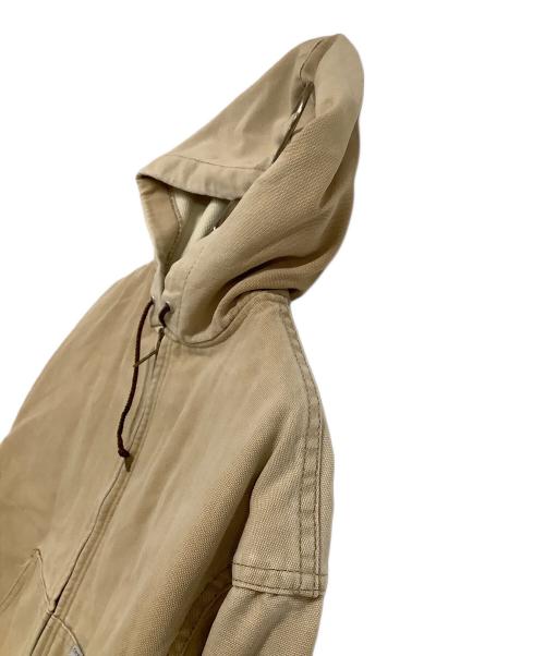 CarHartt（カーハート）CarHartt (カーハート) ジップアップジャケット ライトブラウン サイズ:XLの古着・服飾アイテム