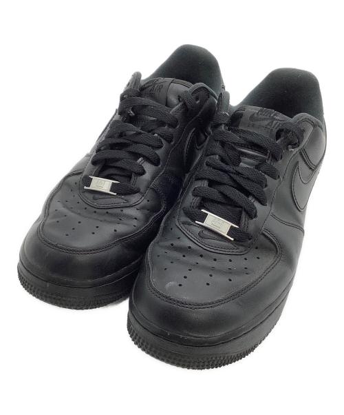 NIKE（ナイキ）NIKE (ナイキ) Supreme (シュプリーム) ローカットスニーカー AIR FORCE1 LOW ブラック サイズ:26.5の古着・服飾アイテム