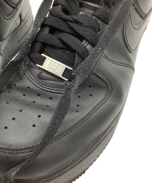 NIKE（ナイキ）NIKE (ナイキ) Supreme (シュプリーム) ローカットスニーカー AIR FORCE1 LOW ブラック サイズ:26.5の古着・服飾アイテム