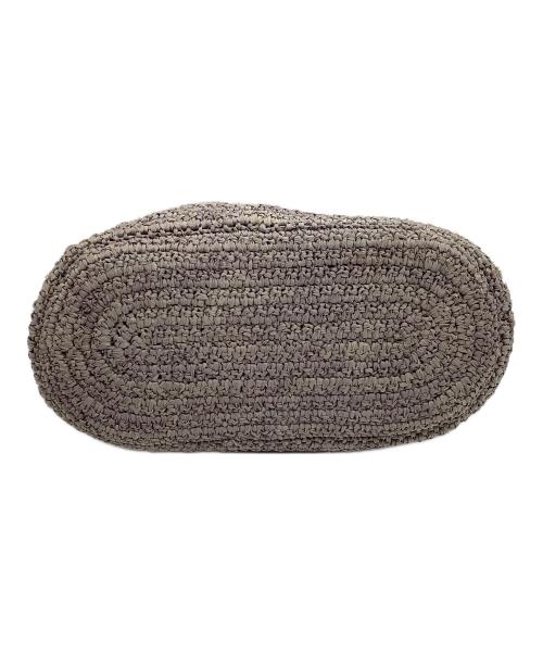 HELEN KAMINSKI（ヘレンカミンスキー）HELEN KAMINSKI (ヘレンカミンスキー) カゴバッグ　ラフィア グレーの古着・服飾アイテム