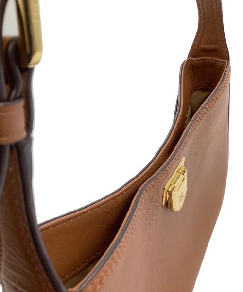 LAUREN RALPH LAUREN（ローレンラルフローレン）LAUREN RALPH LAUREN (ローレンラルフローレン) ワンショルダーバッグ ファリン ブラウンの古着・服飾アイテム