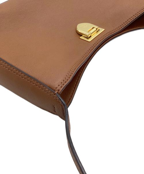 LAUREN RALPH LAUREN（ローレンラルフローレン）LAUREN RALPH LAUREN (ローレンラルフローレン) ワンショルダーバッグ ファリン ブラウンの古着・服飾アイテム