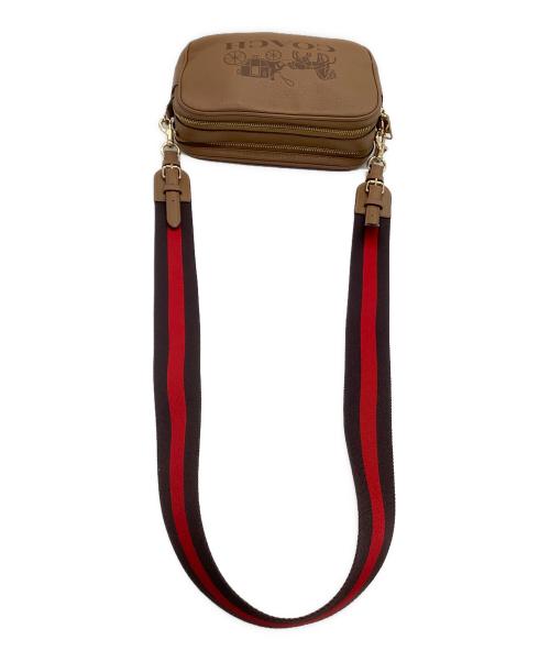 COACH（コーチ）COACH (コーチ) ショルダーバッグ　ホースアンドキャリッジ ブラウンの古着・服飾アイテム