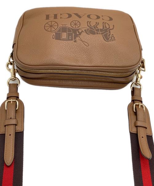 COACH（コーチ）COACH (コーチ) ショルダーバッグ　ホースアンドキャリッジ ブラウンの古着・服飾アイテム