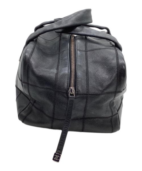 CHANEL（シャネル）CHANEL (シャネル) ボストンバッグ　チョコバー ネイビーの古着・服飾アイテム