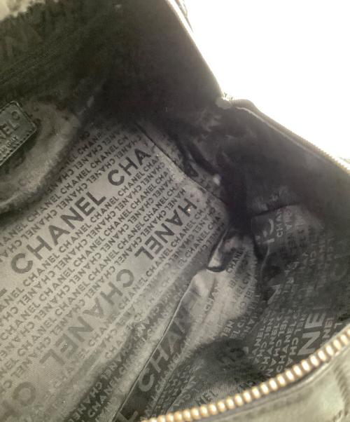 CHANEL（シャネル）CHANEL (シャネル) ボストンバッグ　チョコバー ネイビーの古着・服飾アイテム