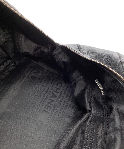 CHANEL（シャネル）CHANEL (シャネル) ボストンバッグ　チョコバー ネイビーの古着・服飾アイテム