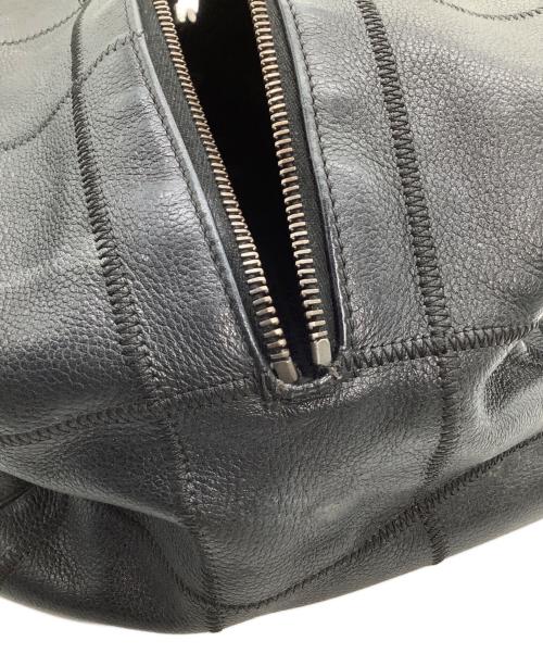 CHANEL（シャネル）CHANEL (シャネル) ボストンバッグ　チョコバー ネイビーの古着・服飾アイテム