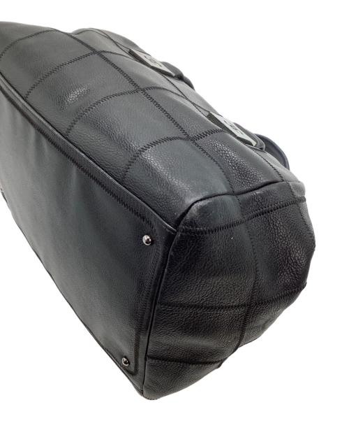 CHANEL（シャネル）CHANEL (シャネル) ボストンバッグ　チョコバー ネイビーの古着・服飾アイテム