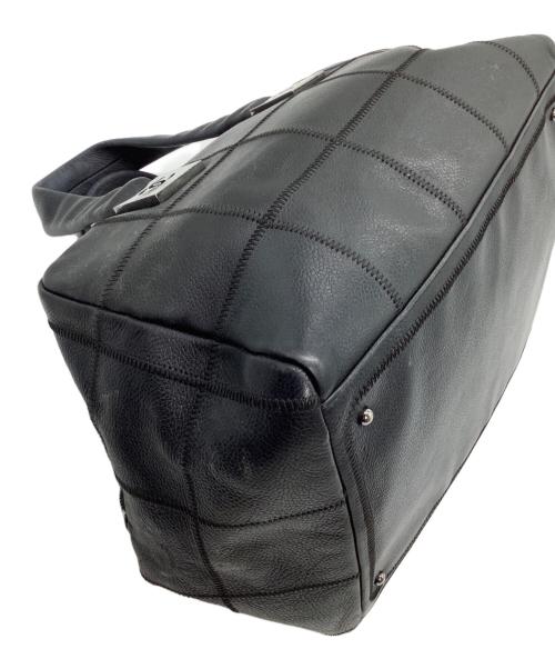 CHANEL（シャネル）CHANEL (シャネル) ボストンバッグ　チョコバー ネイビーの古着・服飾アイテム