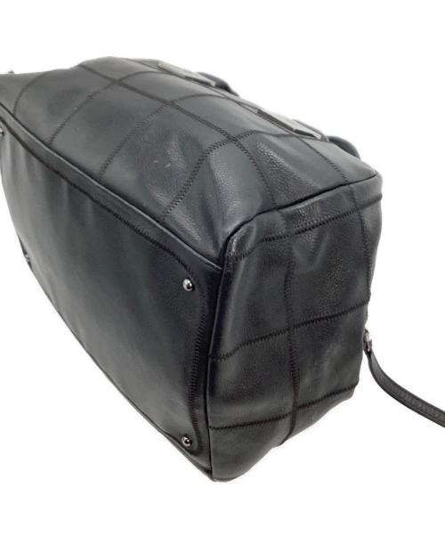 CHANEL（シャネル）CHANEL (シャネル) ボストンバッグ　チョコバー ネイビーの古着・服飾アイテム