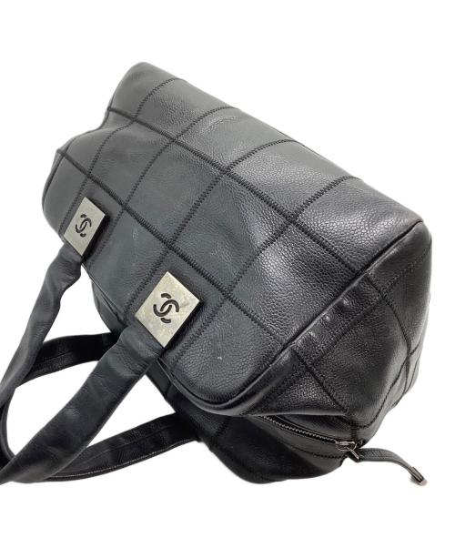 CHANEL（シャネル）CHANEL (シャネル) ボストンバッグ　チョコバー ネイビーの古着・服飾アイテム