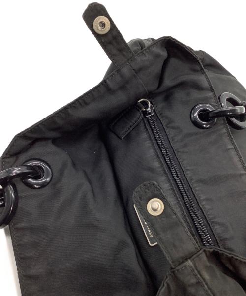 PRADA（プラダ）PRADA (プラダ) ナイロンハンドバッグ ブラックの古着・服飾アイテム