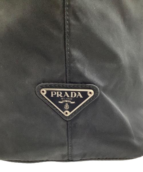 PRADA（プラダ）PRADA (プラダ) ナイロンハンドバッグ ブラックの古着・服飾アイテム