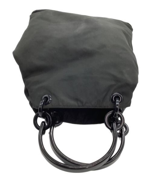 PRADA（プラダ）PRADA (プラダ) ナイロンハンドバッグ ブラックの古着・服飾アイテム