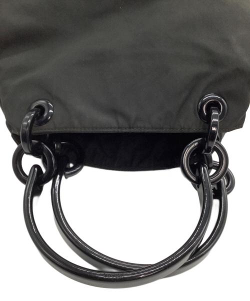 PRADA（プラダ）PRADA (プラダ) ナイロンハンドバッグ ブラックの古着・服飾アイテム